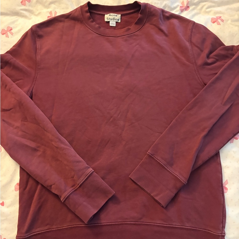 Acne Burgundy Sweater